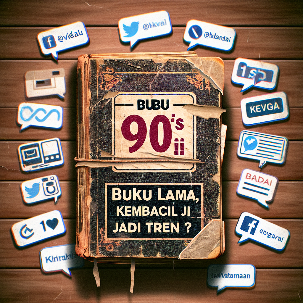 Buku Lama, Viral Lagi! Kenapa Buku Tahun 90an Kembali Jadi Tren?